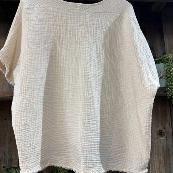 Like New Gauze Top SZ L/XL - Picture 5 of 7